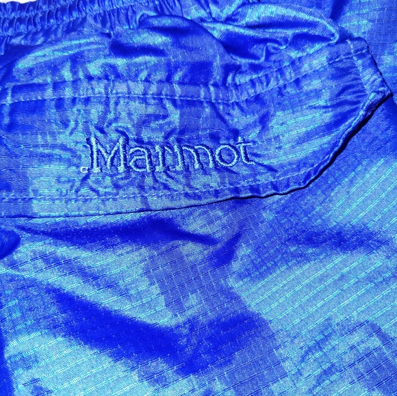 Vintage Marmot Shell Pants USA Made Nylon Rain Ski Climbing Gorpcore Mens L - Picture 5 of 6